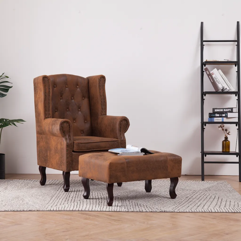Fauteuil Montmorency avec repose-pied