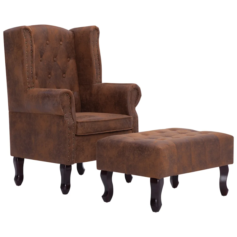 Fauteuil Montmorency avec repose-pied