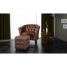 Fauteuil Barbette avec repose-pied