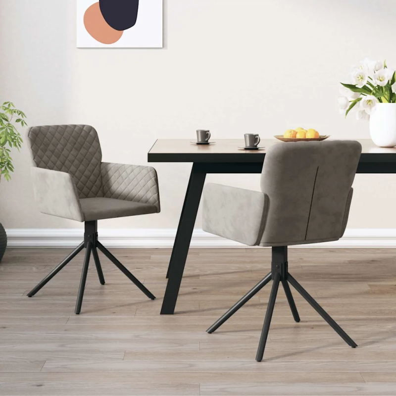 Chaises pivotantes Clinton