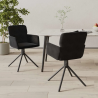 Chaises pivotantes Clinton