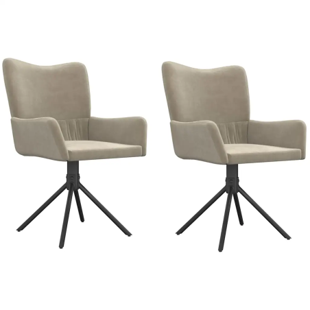 Chaises pivotantes Catherine