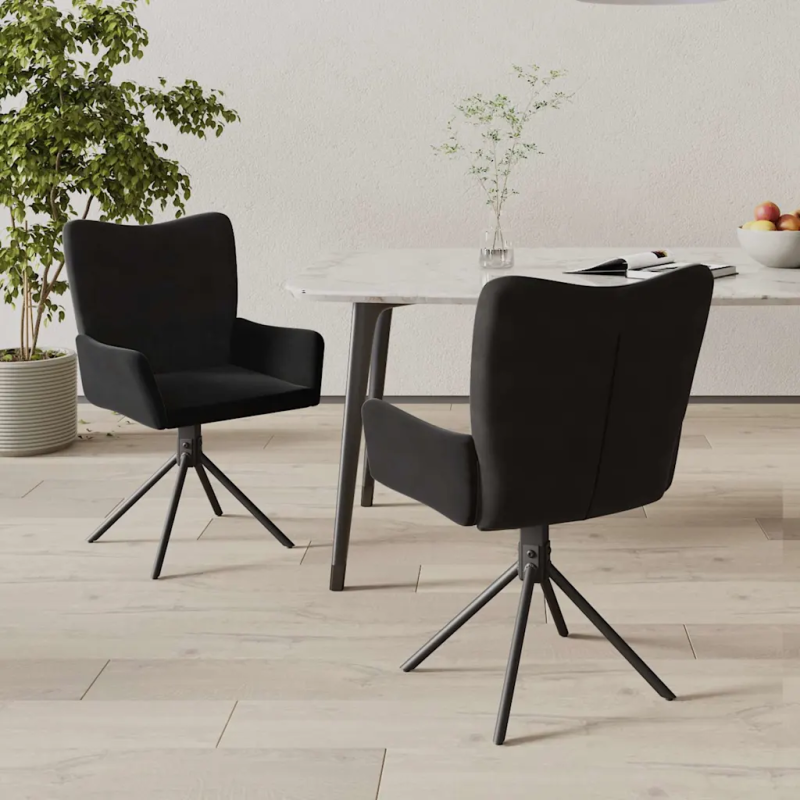 Chaises pivotantes Catherine