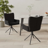 Chaises pivotantes Catherine