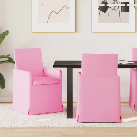 Chaises Staple — Tissu · Rose