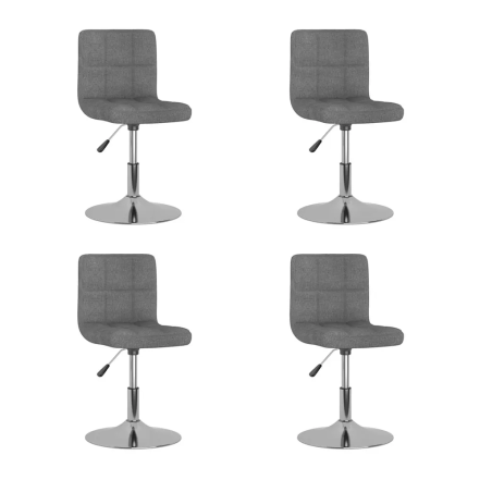 Chaises Macdougal — Tissu · Gris clair
