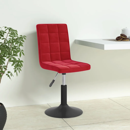 Chaises Christopher — Velours · Bordeaux