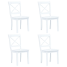 Chaises Abingdon blanches