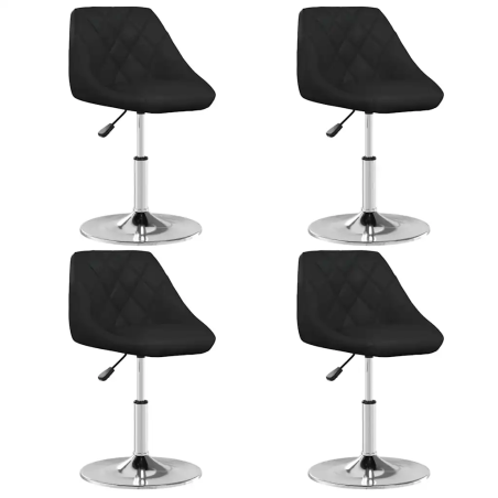 Chaises pivotantes Weehawken — Similicuir · Noir